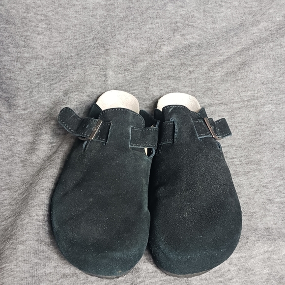 Bjorndal Women's Harvard Black Suede Clogs size 11M - Picture 8 of 8